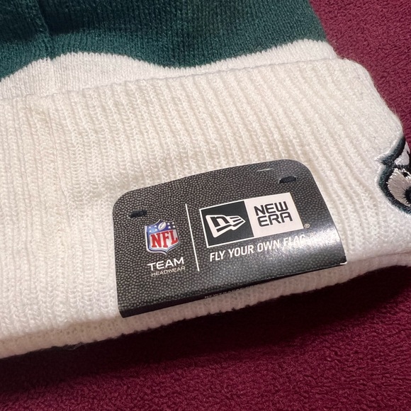 New Era Philadelphia Eagles Mixed Beanie OS One Size Authentic NFL Hat Rare Logo - Picture 5 of 5
